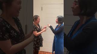 When two NPR panelists meet in the wild without Peter Sagal moderating...