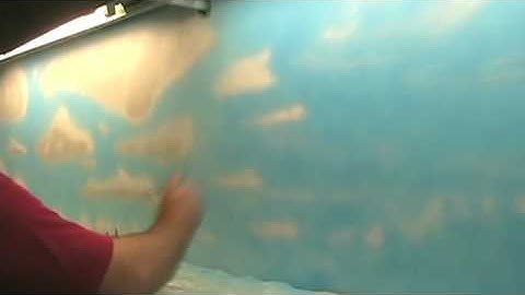 Painting the backdrop behind the river: Part 7