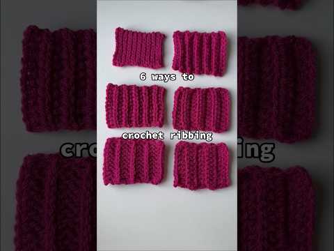 Pt.1 Slip stitch ribbing #crochet #ribbingtutorial #crochet ribbing