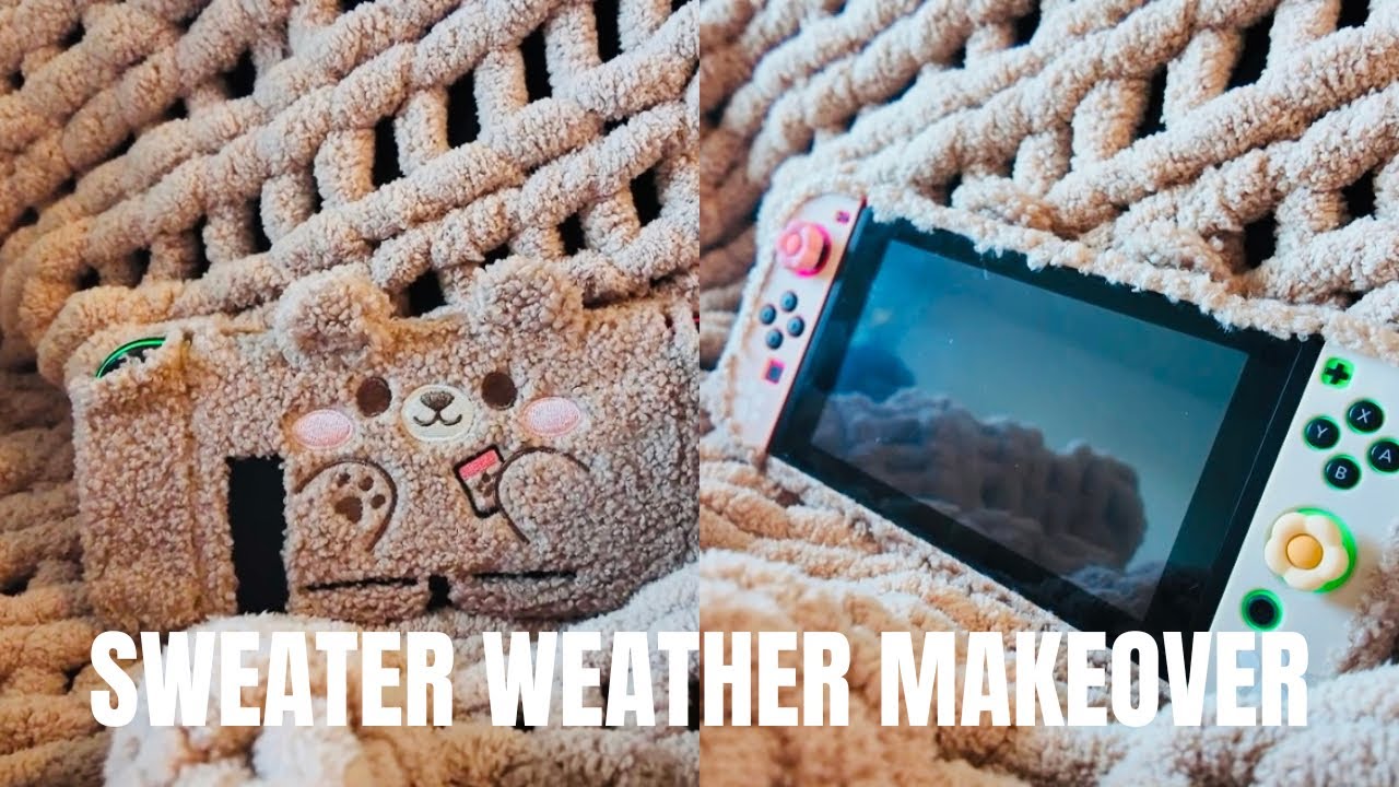 I Gave my NINTENDO SWITCH a WINTER SWEATER + WHAT I'VE PLAYED SO FAR IN ...