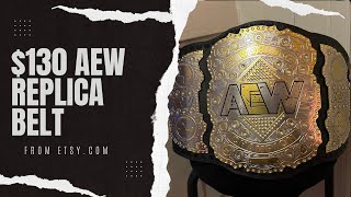 $130 Etsy AEW championship belt is it a scam?