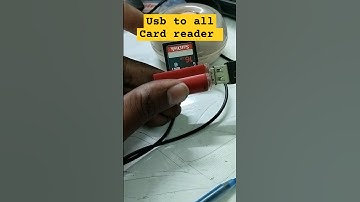 All Types Card Reader To Usb  Converter in Use usb port in Desktop or laptop#macnitesh#keyboardtrick