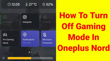 how to turn off gaming mode in oneplus nord | disable game mode on oneplus | game mode off OnePlus