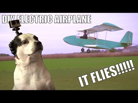 My HomeMade electric plane Really flies!!!! (short hops) part7