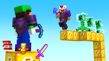 I Added Lucky Blocks to Random Item Pillars...