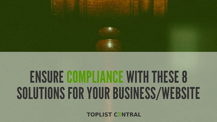 Ensure Compliance with These 8 Solutions for Your Business/Website (January 2023)