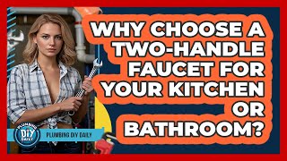 Why Choose A Two-handle Faucet For Your Kitchen Or Bathroom? - Plumbing DIY Daily