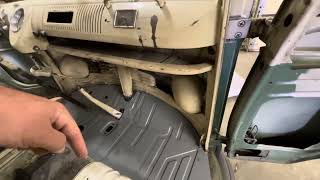 Splitwindow VW bus front floor test fit update.
