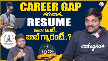 Codegnan : How To Select Your Resume In IT Companies | Resume & Job Interview Tips | MR NAG