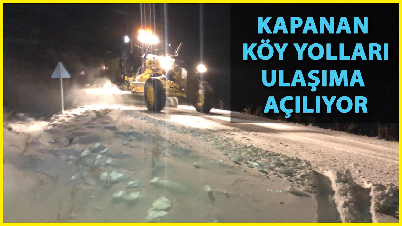 Kars'ta Kar Yağışı Hayatı Olumsuz Etkiliyor