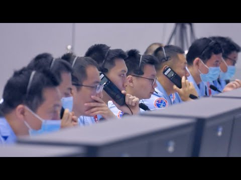 Inside the control center for china's space missions