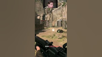 COD MW2 gameplay clip some nice double kills with bulldog smg silver grind camo #shorts