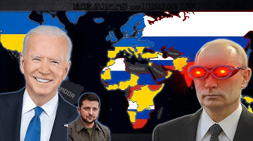 Russia VS Ukraine - HOI4 AI Only Timelapse