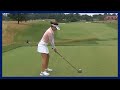 美女ゴルファー「インジー・チュン」レンジ練習＆スローモーション,Beauty Golfer &quot;Ingee Chun&quot; Range Practice &amp; Slow Motion