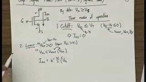 Analog Integrated Circuits (UC Berkeley) Lecture 3