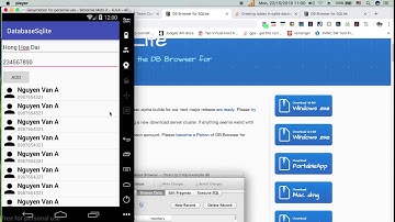 Android Sqlite Database P7 - Nhấn giữ ListView để xóa data