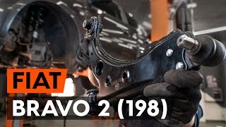 How to change front suspension arm / front control arm on FIAT BRAVO 2 (198) [TUTORIAL AUTODOC]