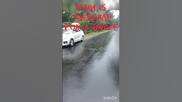 Drive on rain is awesome. Fimi palm 2 captured it well