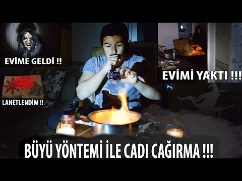 CADIYI BÜYÜ YAPARAK ÇAĞIRDIM !!! (GELDİ VE EVİMİ YAKTI !!!)