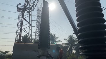 HV Transformer bushings removed ,bushing replacetransformer, how to transformer hv bushing replaced