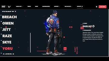 VALORANT Clone with REACT-REDUX