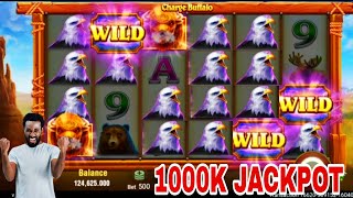 How to play Charge Buffalo slot game // Charge Buffalo Jili Best Slot // Best free Spins Jackpot Win