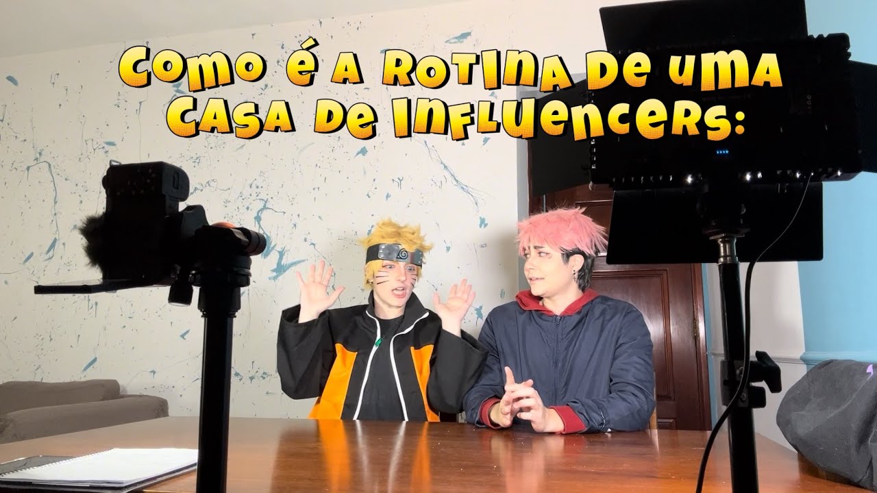 Rotina aleatória de 4 influenciadores.