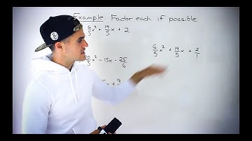 Grade 10 Math (Ontario, MPM2D) - Factoring by Decomposition with Fractions