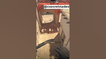 MIRAGE B SHORT SMOKE #csecretnades #mirage #cs2 #utils