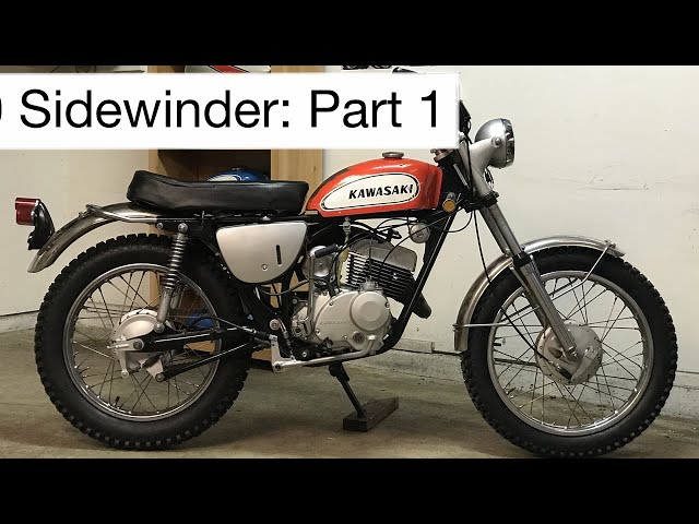 1970 Kawasaki Sidewinder Restoration Part 1 - YouTube