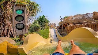 600m LONG WaterSlide - Master Blaster at Wild Wadi Waterpark Dubai