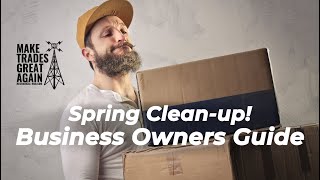 Spring Clean-up! You got time to lean, you've got time to clean...