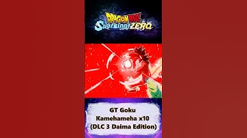 Sparking Zero DLC 3: SSJ4 GT Goku Kamehameha x10! (Dragon Ball Daima Edition)
