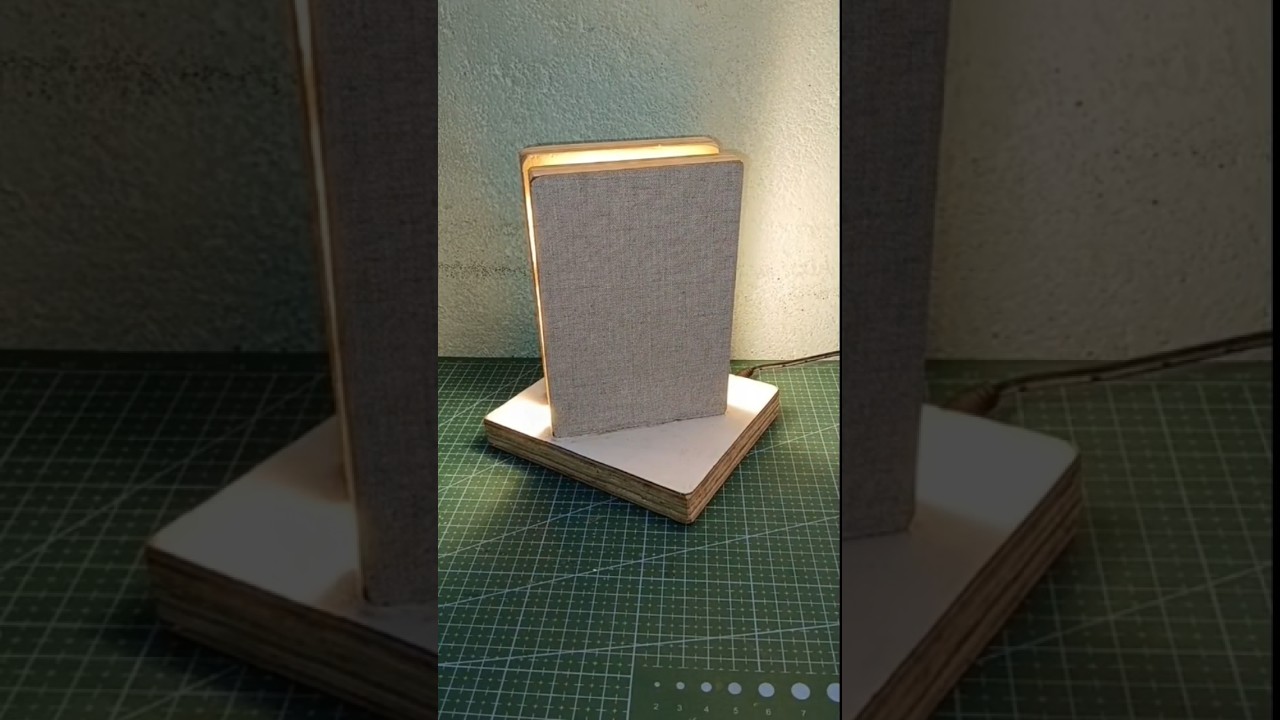 Wooden Table Lamp 💡 Final Part   | DIY Home Decor Lamp | Handmade Light  