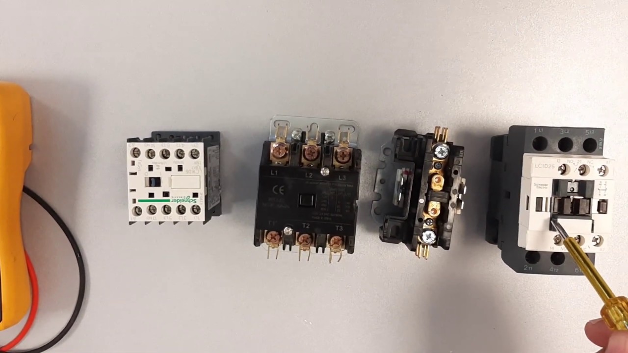 Ac Contactor Check How Contactor Works Evergreen Electrical YouTube