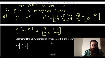 Linear Algebra - Section 7.1 - Diagonalization of Symmetric Matrices!