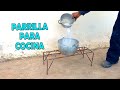 PARRILLA PARA ASADO Y COCINA | como hacer Parrilla Portátil Paso a Paso