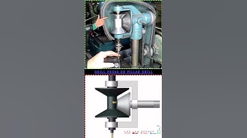 Drill press/ pillar drill #3d #3dmodeling #engineering #cad #mechanical #cadcamrender #solidworks
