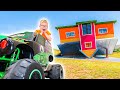 Kids Pretend Play With a PlayHouse and Kids Toys! 🏠