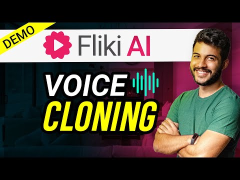 Voice cloning Fliki