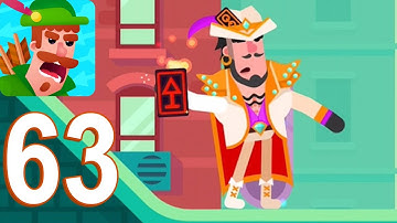 Bowmasters - Gameplay Walkthrough Part 63 - New Update Ron "Gambler" Etienne (iOs, android)