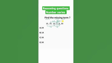 Reasoning questions, reasoning Tricks/General Intelligence Questions/Number series #shorts