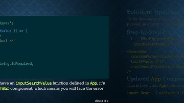 Understanding the inputSearchValue is not a function Error in React