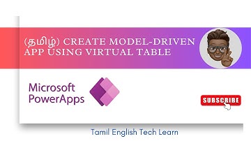 (தமிழ்) Model-Driven App with Virtual Table (SharePoint List) | PowerApps Tutorial