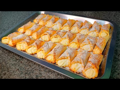 Вкуснятина за 10 минут! Лёгкий рецепт творожного печенья!Печенье из творога с начинкой.