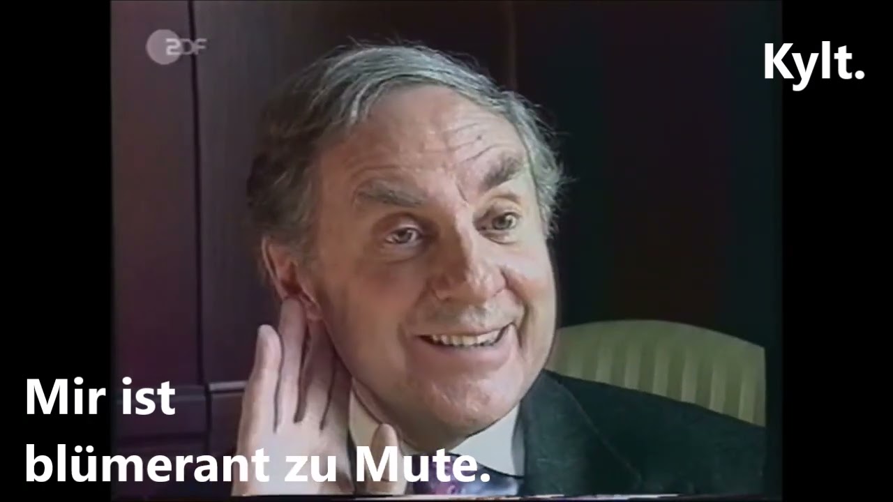 Harald Juhnke. Blümerant.