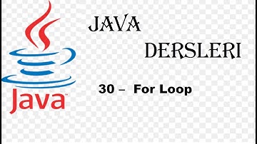 JAVA - 30  For Loop | Döngüler