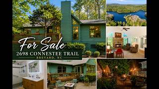 2698 Connestee Trail Brevard NC Home For Sale Private Connestee Falls Mountain Retreat