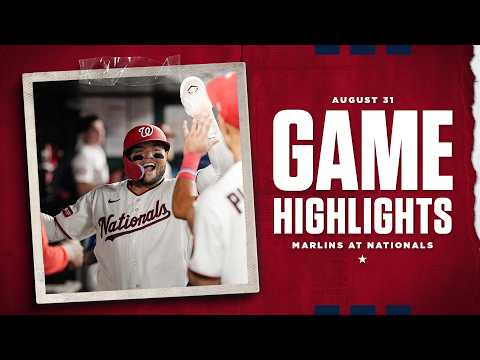 Marlins vs. Nationals Game Highlights (8/31/26) | MLB Highlights