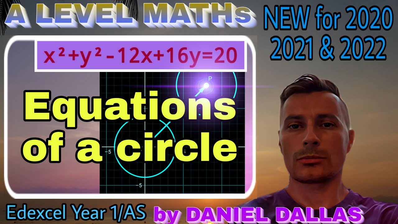 CIRCLES A Level MATHs How to derive the EQUATION OF A CIRCLES